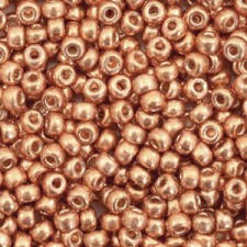 Miyuki rocailles Perlen 8/0 - Duracoat galvanized muscat 8-4206
